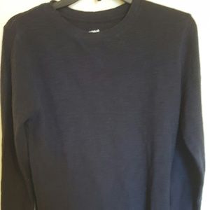 Arizona Jeans Black Full Sleeve Cotton Knit Shirt